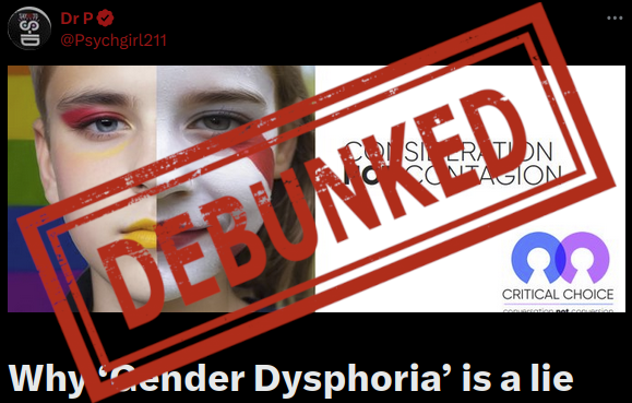 Fact vs. Fiction: Debunking "Why 'Gender Dysphoria' is a lie"