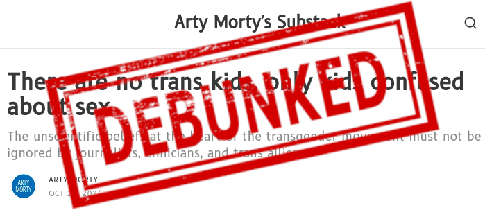 The Inconvenient Truth About Arty Morty's Transphobic Propaganda