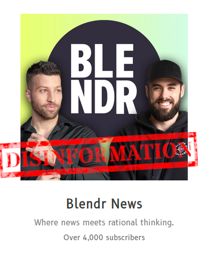 Twisting the Facts: How Blendr News Spreads Disinformation on Trans Youth Care